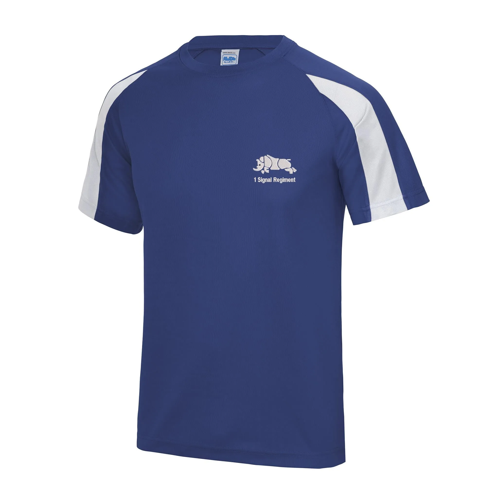 1 Signal Regiment Contrast Polyester T-Shirt