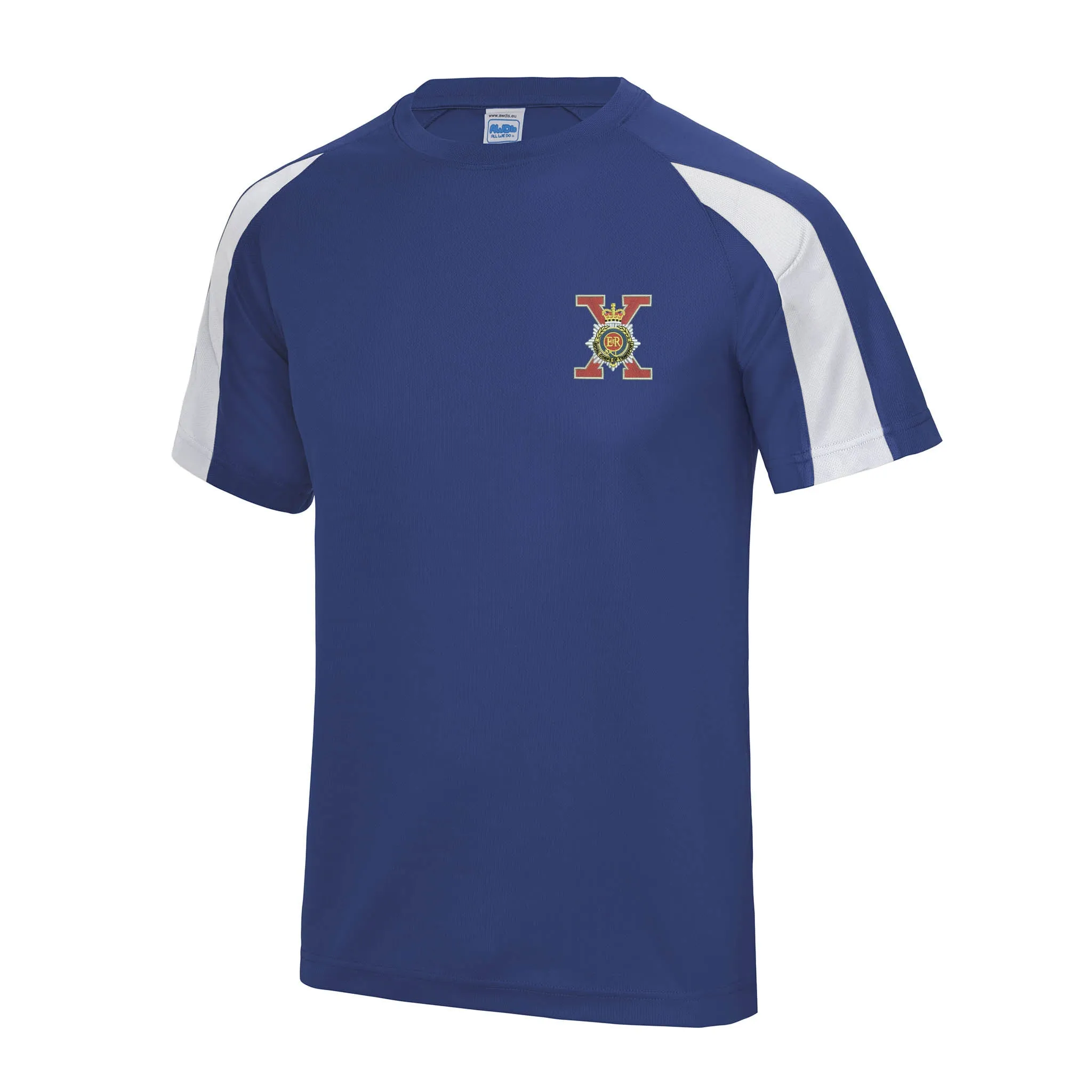 10 Regiment Royal Corps of Transport Contrast Polyester T-Shirt