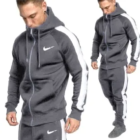 2 pieces Autumn Running tracksuit men Sweatshirt Sports Set Gym Clothes Men Sport Suit Training Suit Sport Wear