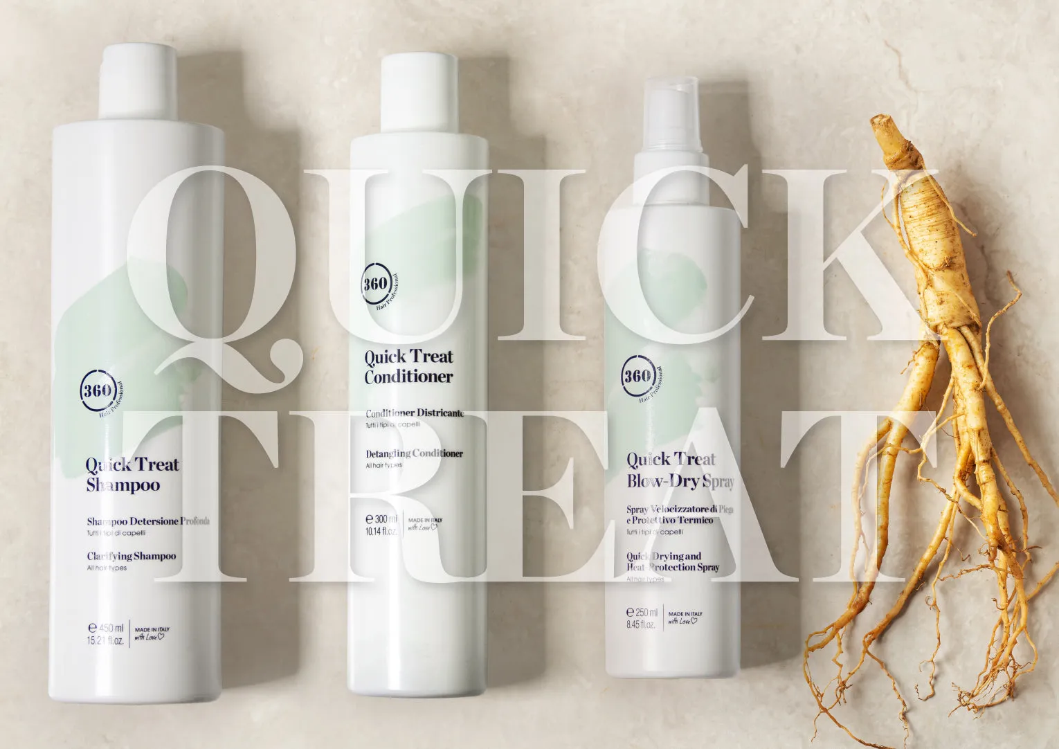 360 Quick Treat Blowdry Spray 250ml