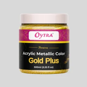 500 ml Metallic Acrylic Color Paint Gold