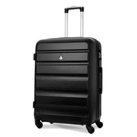 Aerolite Hard Shell Suitcase Luggage Travel Set (Medium   Large Hold Luggage Suitcase)