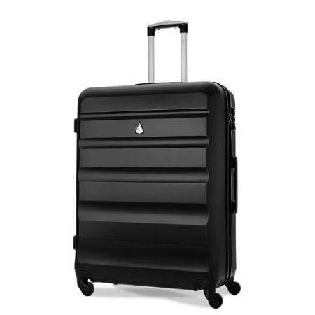 Aerolite Hard Shell Suitcase Luggage Travel Set (Medium   Large Hold Luggage Suitcase)