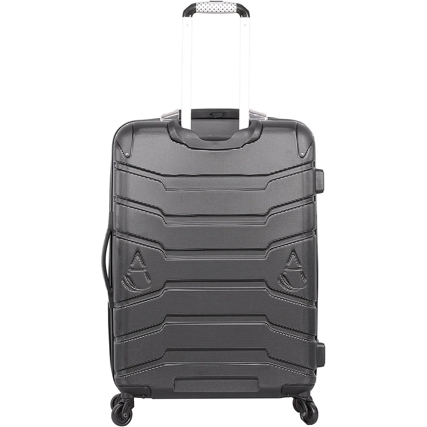 Aerolite Lightweight 4 Wheel ABS Hard Shell Spinner Luggage (21” Cabin , 25” Medium Hold, 29” Large Hold) With inbuilt USB Port (21"), Inbuilt Luggage Scale (25" & 29"), Charcoal