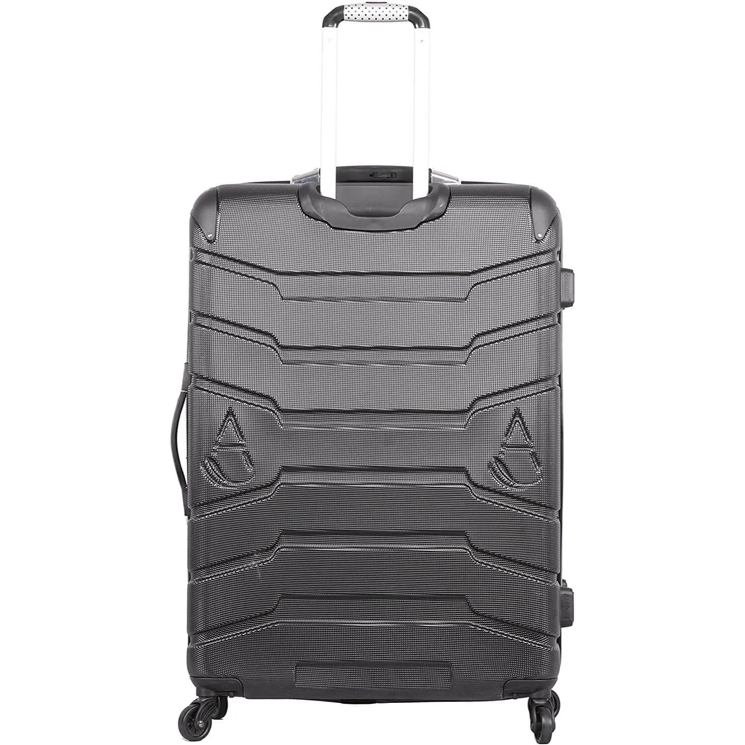 Aerolite Lightweight 4 Wheel ABS Hard Shell Spinner Luggage (21” Cabin , 25” Medium Hold, 29” Large Hold) With inbuilt USB Port (21"), Inbuilt Luggage Scale (25" & 29"), Charcoal