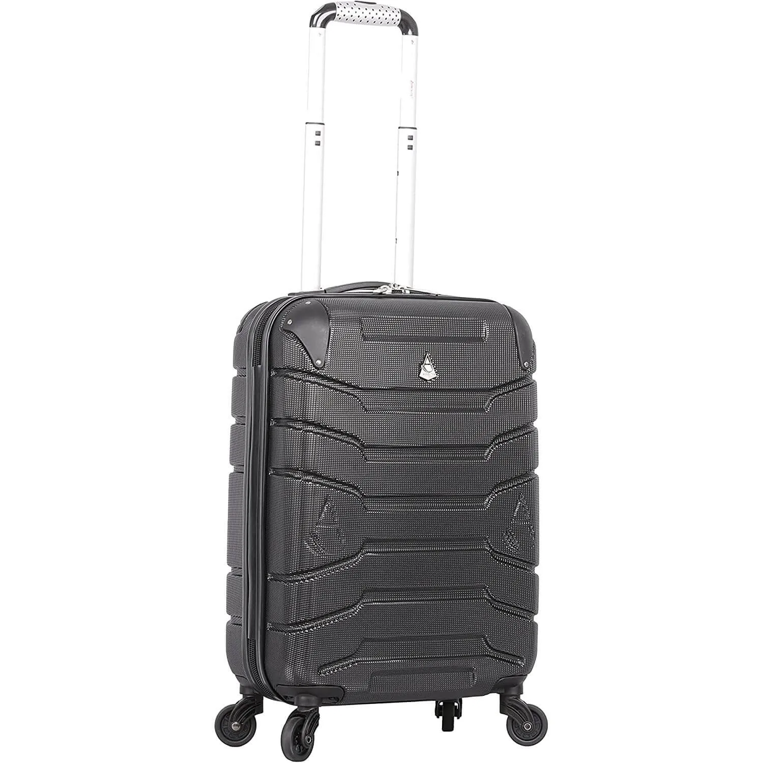 Aerolite Lightweight 4 Wheel ABS Hard Shell Spinner Luggage (21” Cabin , 25” Medium Hold, 29” Large Hold) With inbuilt USB Port (21"), Inbuilt Luggage Scale (25" & 29"), Charcoal