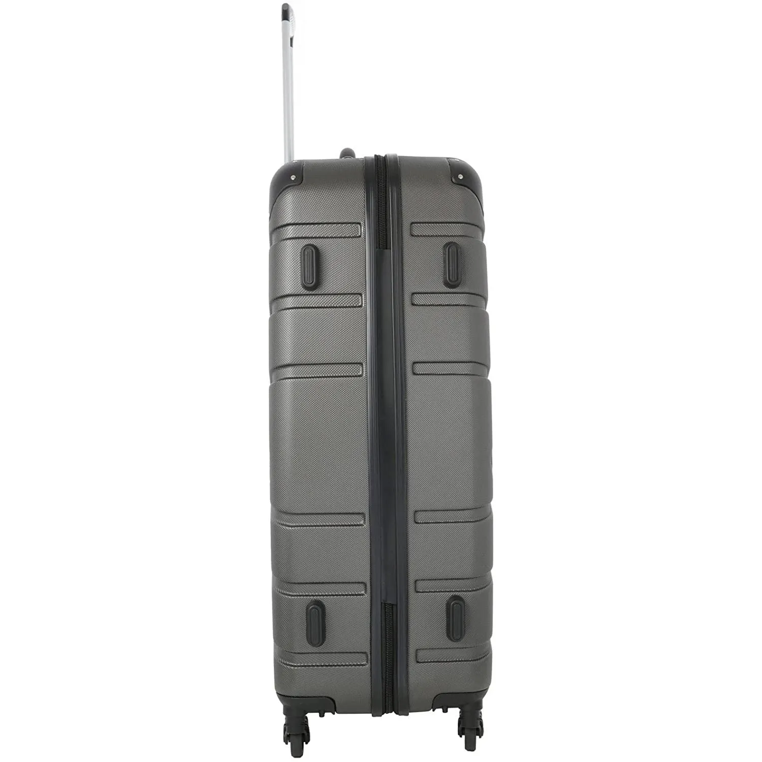 Aerolite Lightweight 4 Wheel ABS Hard Shell Spinner Luggage (21” Cabin , 25” Medium Hold, 29” Large Hold) With inbuilt USB Port (21"), Inbuilt Luggage Scale (25" & 29"), Charcoal