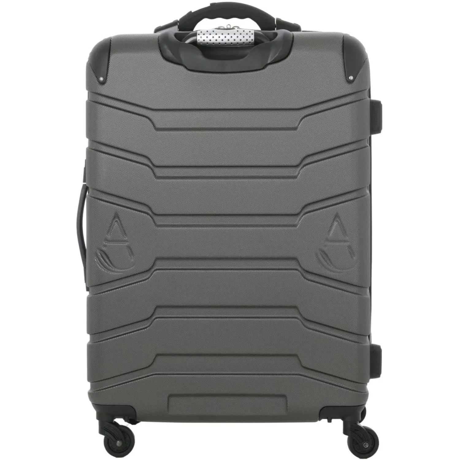 Aerolite Lightweight 4 Wheel ABS Hard Shell Spinner Luggage (21” Cabin , 25” Medium Hold, 29” Large Hold) With inbuilt USB Port (21"), Inbuilt Luggage Scale (25" & 29"), Charcoal