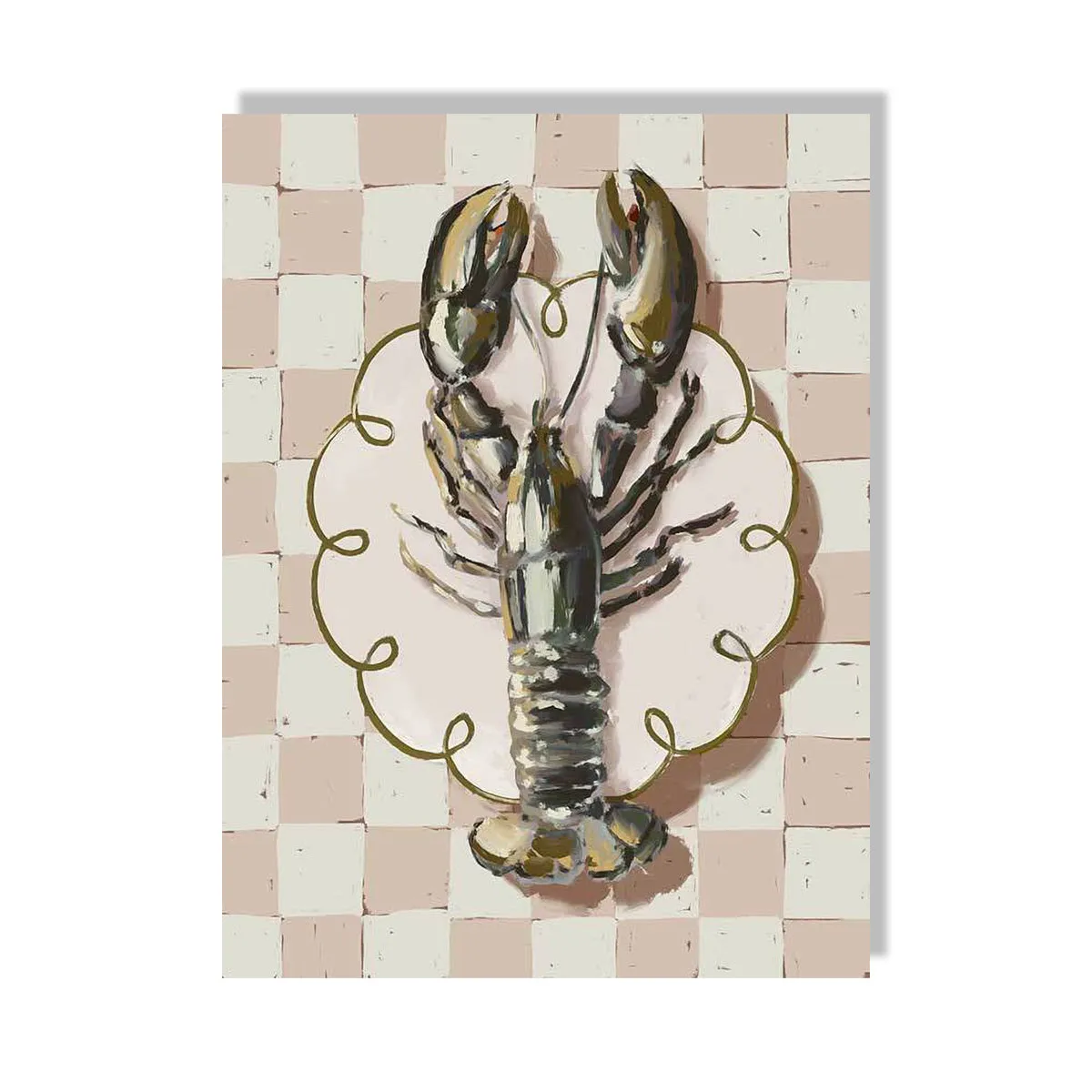 Alfresco Dinner Portrait Art Print