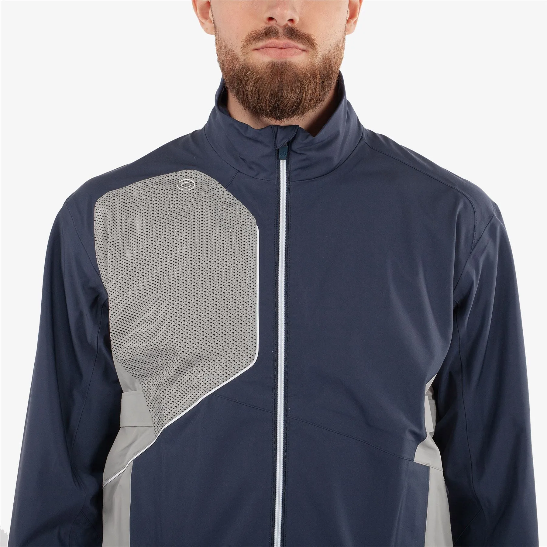 Ames PERTEX Waterproof Jacket Navy/Cool Grey - 2025