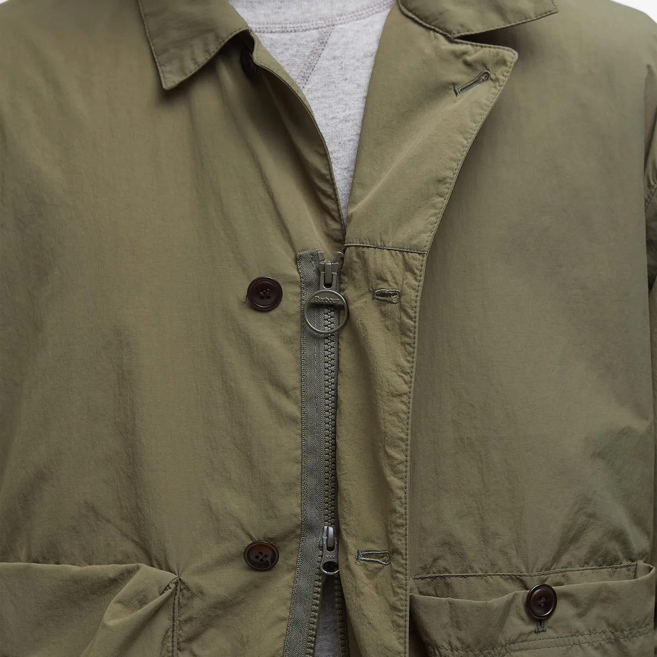 Barbour Fatigue Casual Jacket Burnt Olive