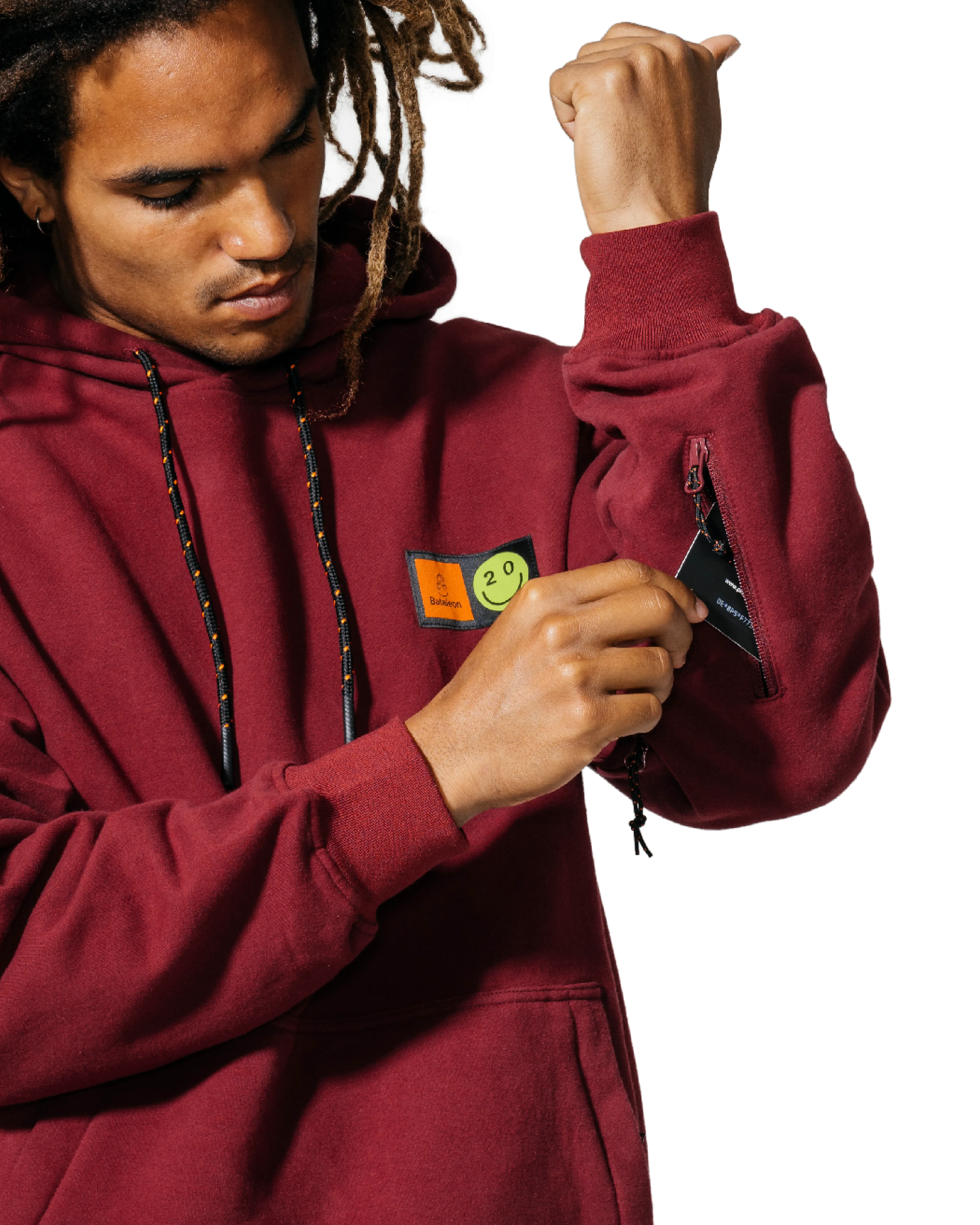 BATALEON Snowproof Pullover Hoodie Ruby Wine