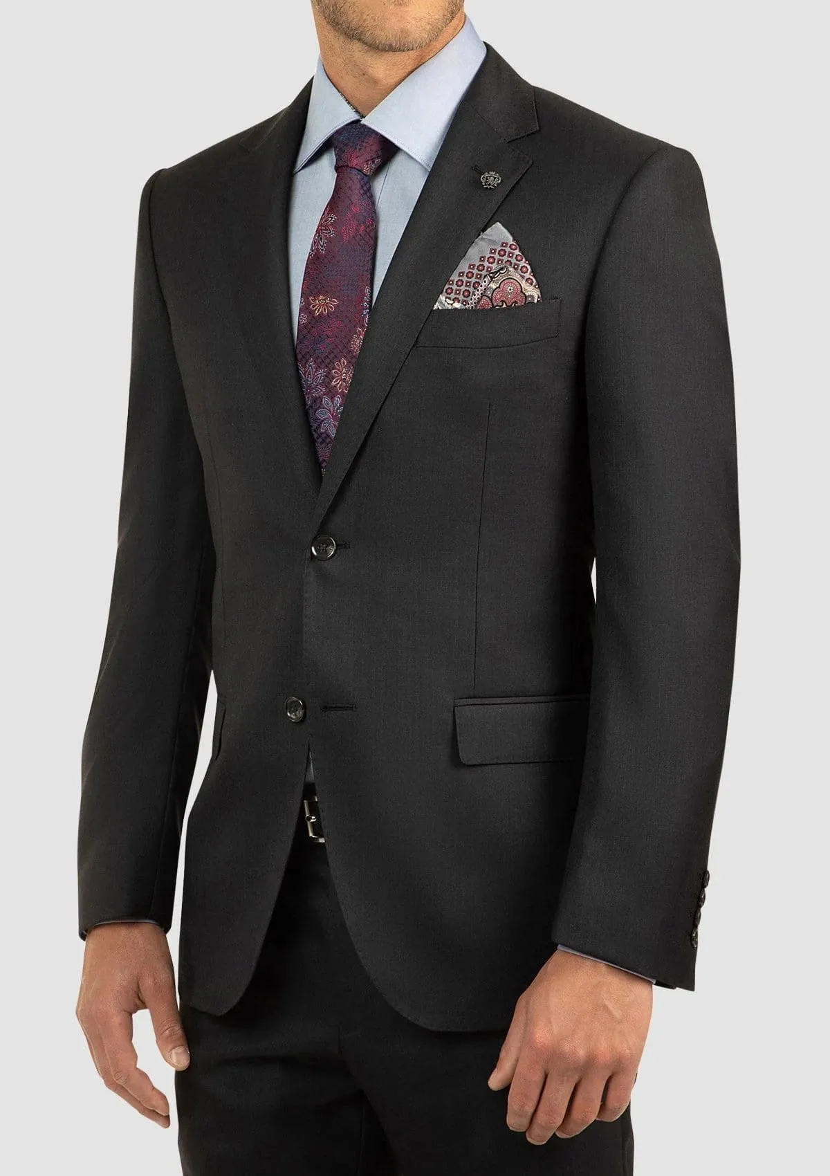 Big Mens CAMBRIDGE CLASSIC FIT MORSE SUIT SET CHARCOAL PURE WOOL FCI417