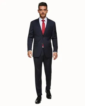 Big Mens Daniel Hechter Michel Pure Wool Navy Suit Set