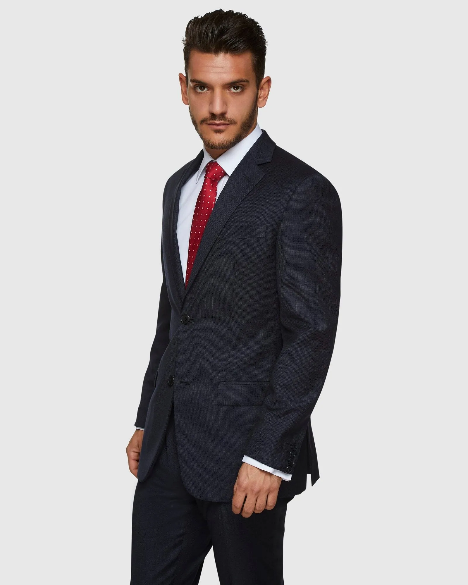 Big Mens Daniel Hechter Michel Pure Wool Navy Suit Set