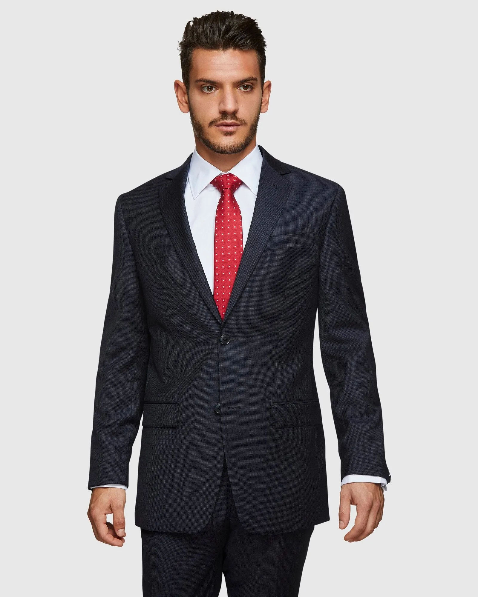 Big Mens Daniel Hechter Michel Pure Wool Navy Suit Set