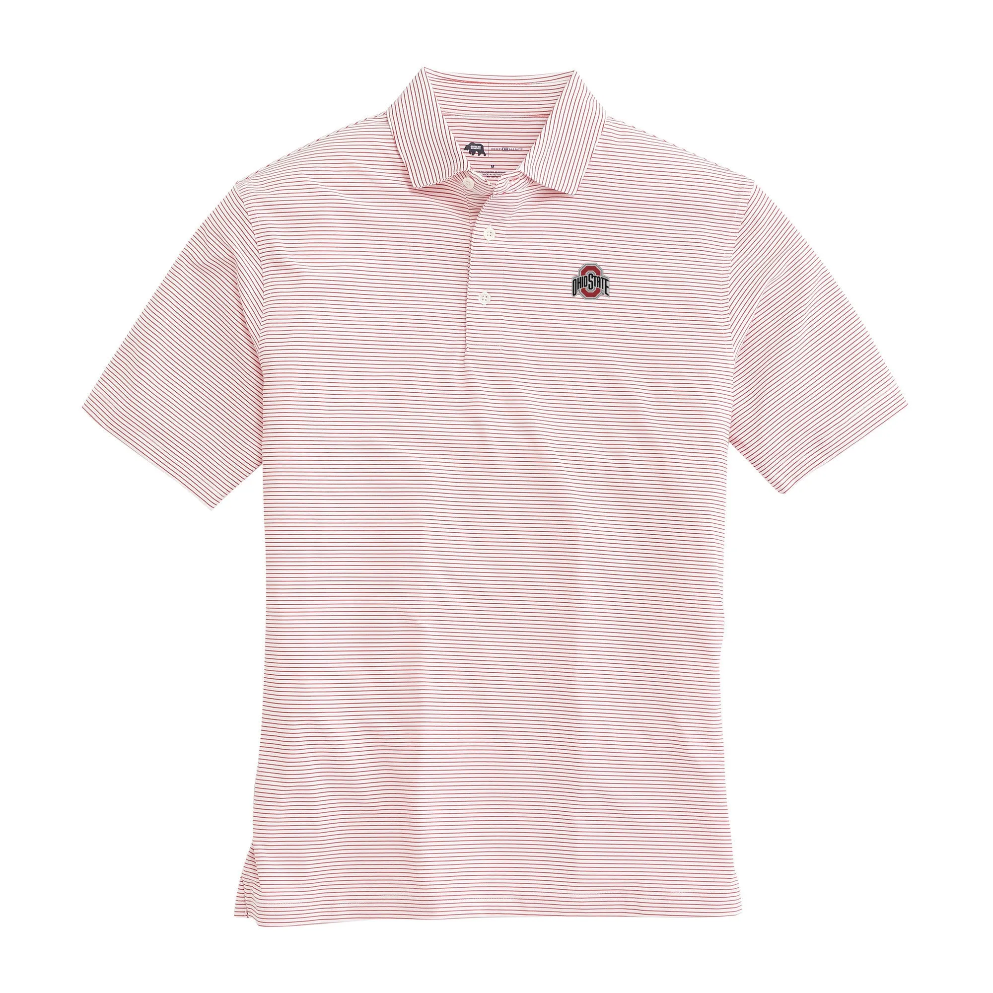 Birdie Stripe Ohio State Performance Polo