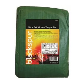 Blackspur Tarpaulin Green 18ft x 24ft