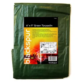 Blackspur Tarpaulin Green 6ft x 9ft 1.8m x 2.7m