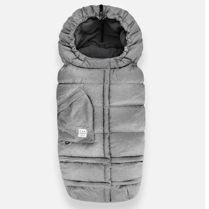 Blanket 212 Evolution Heather Grey & Warmmuffs Black Fur Heather Grey