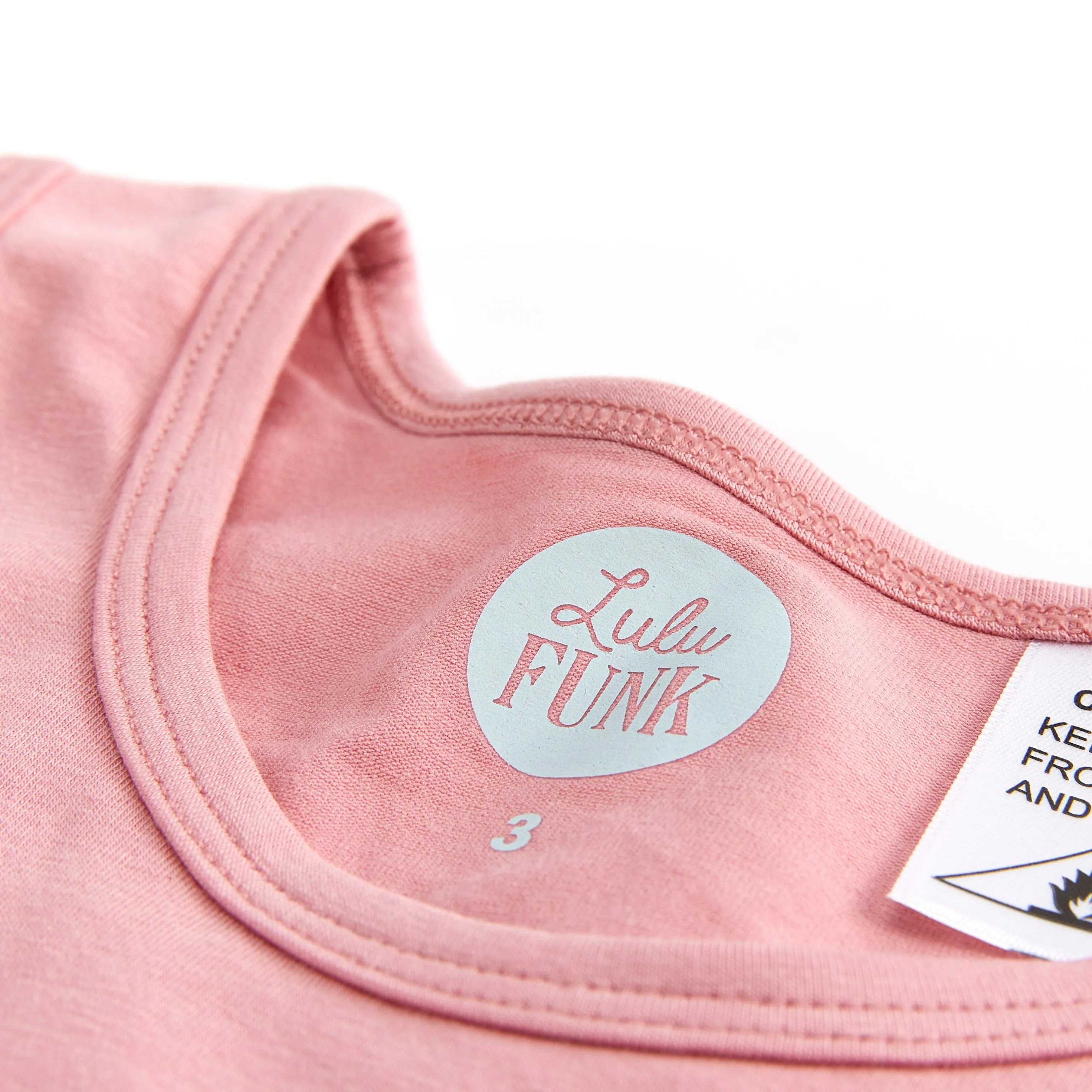 Blush - Bamboo & Organic Cotton Singlet - Lulu Funk