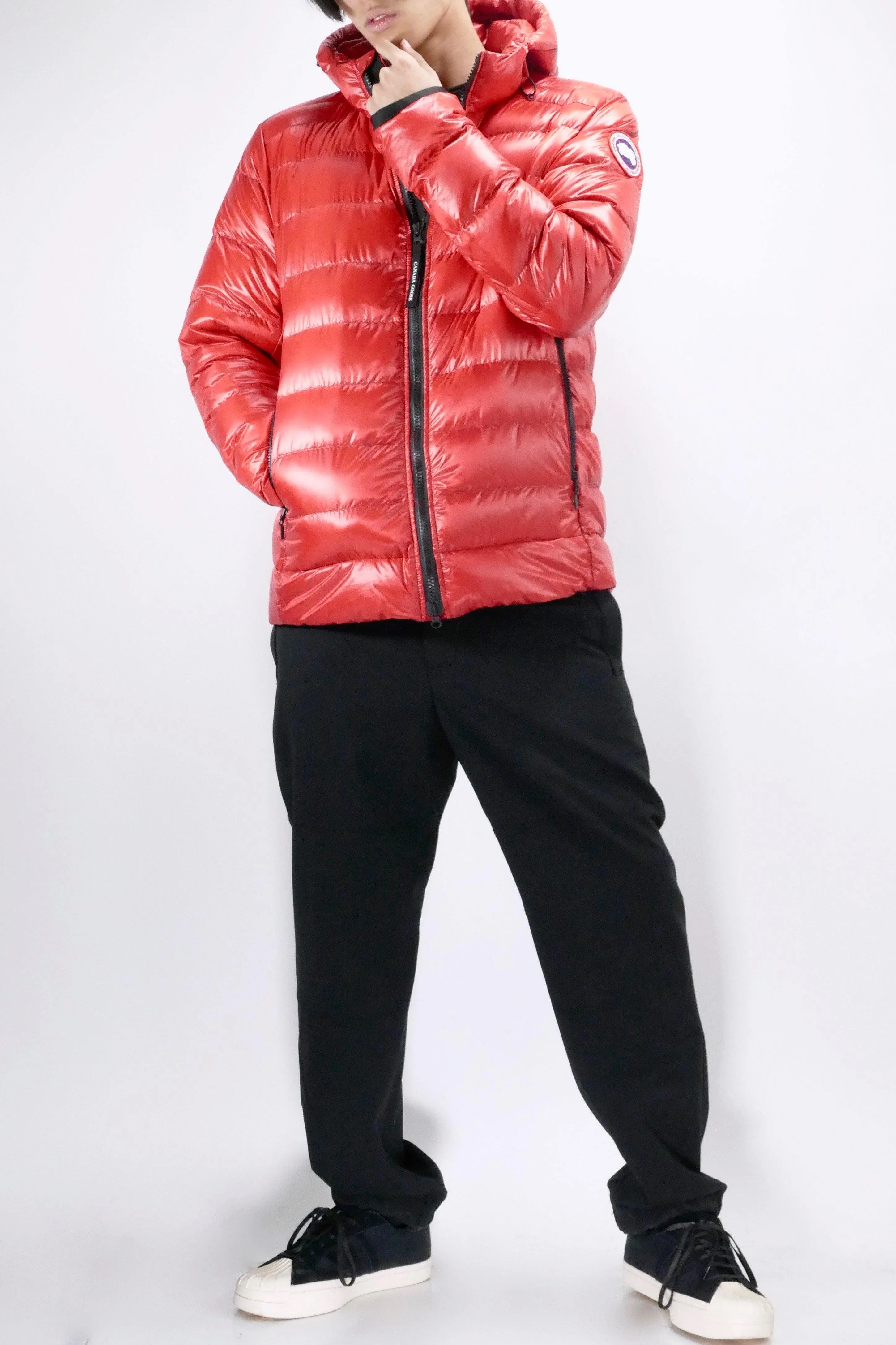 Canada Goose Mens Lite Jacket Crofton Hoody  - Red