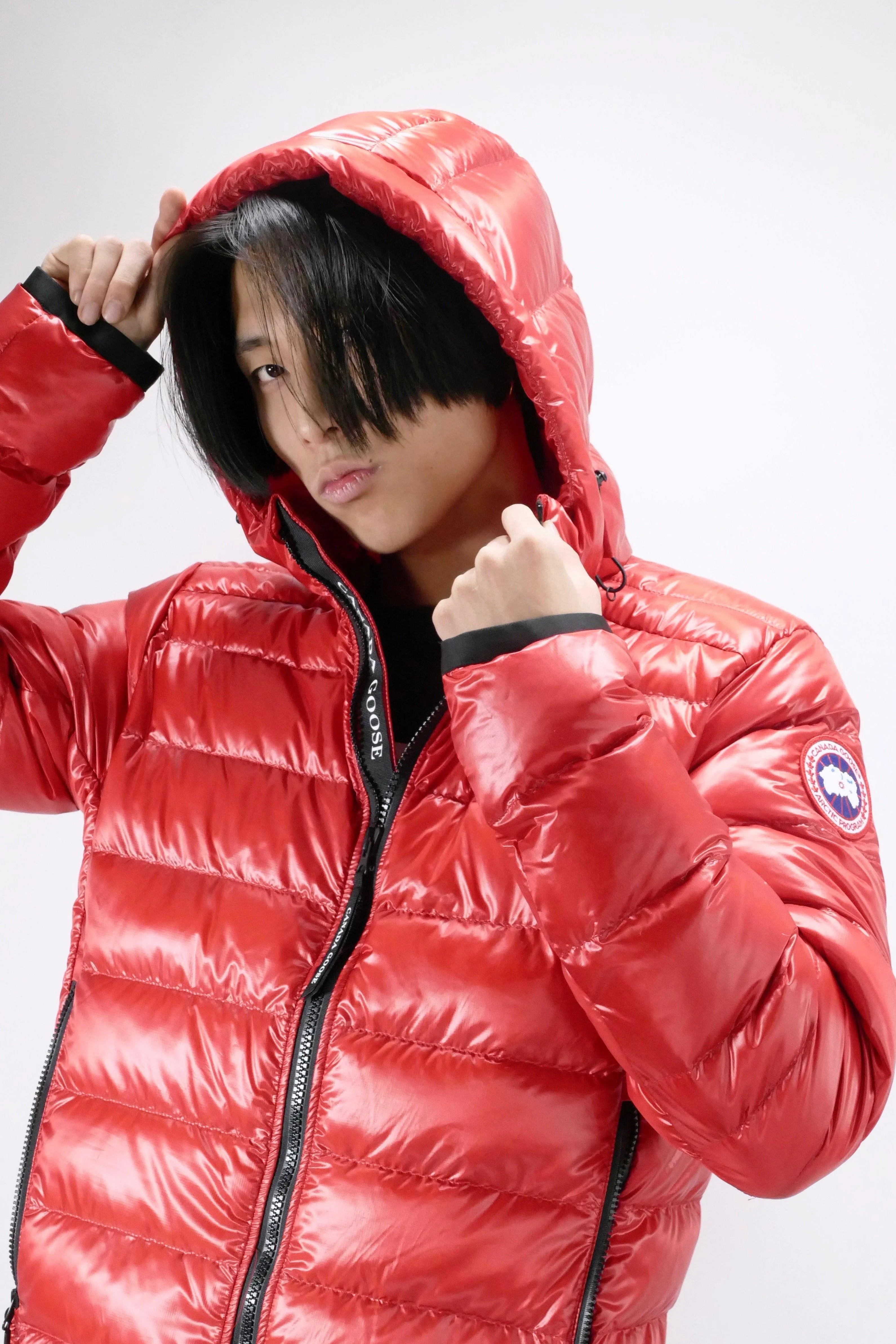 Canada Goose Mens Lite Jacket Crofton Hoody  - Red