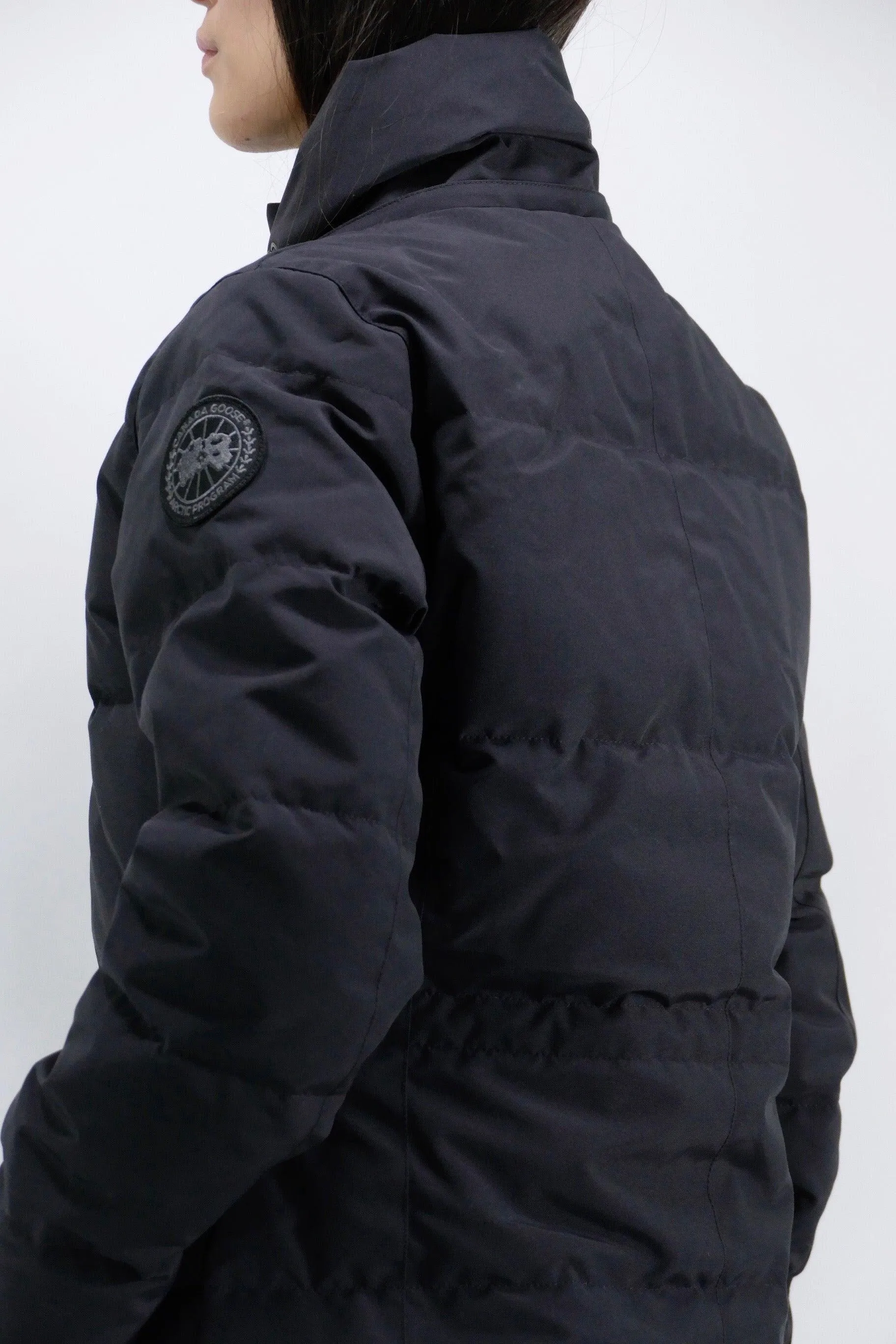 Canada Goose Womens Down *Parka Chelsea Black Label - Navy