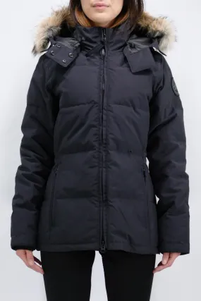 Canada Goose Womens Down *Parka Chelsea Black Label - Navy
