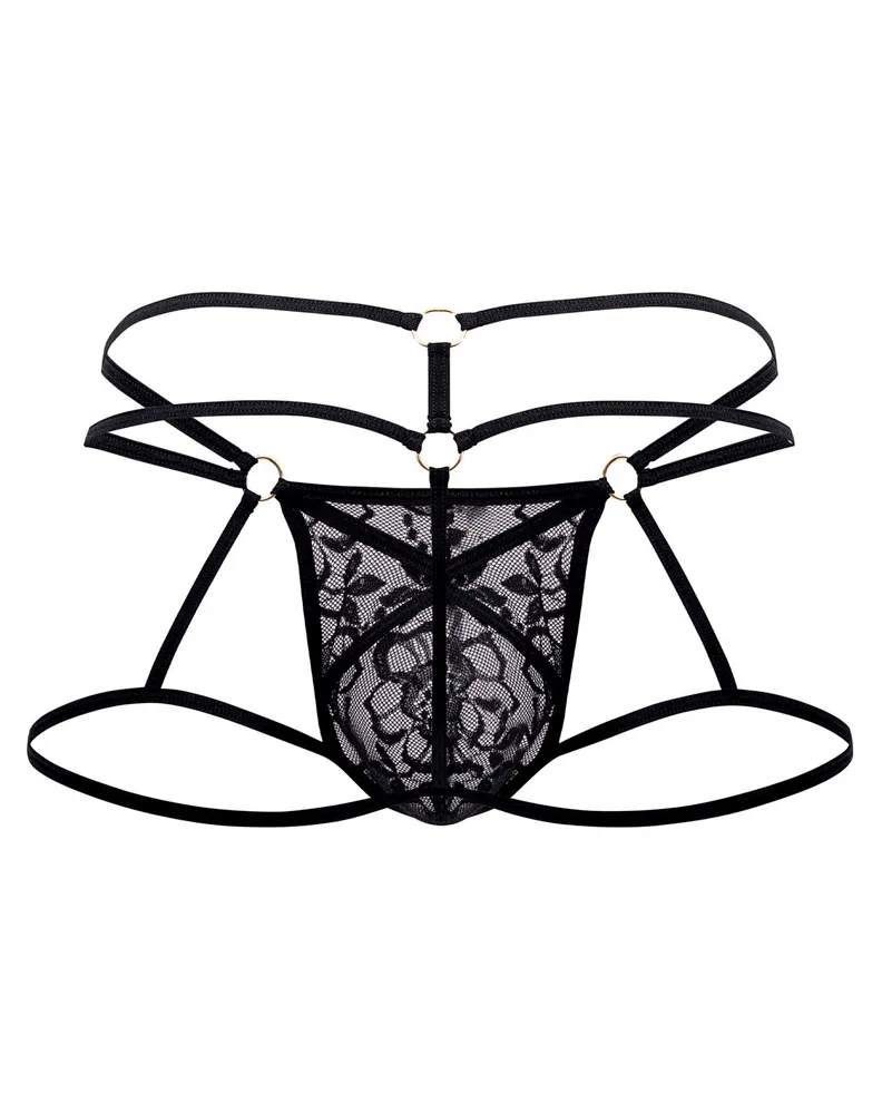 Candyman 99671 Lace Jock Thongs