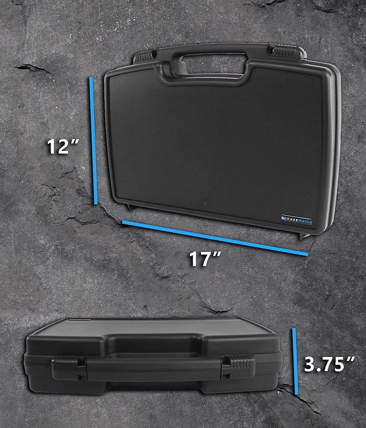 CASEMATIX Travel Case Compatible with Zoom H8 Handy Recorder - Hard Shell Carrier for Audio Recorder and Accessories with Customizable Foam Interior