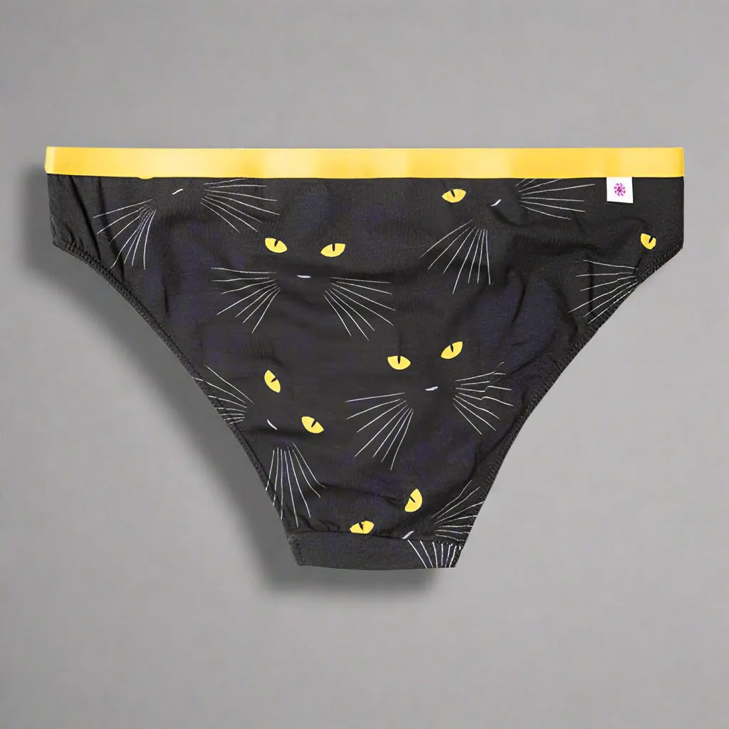 Cat Eyes Womens Briefs Knickers