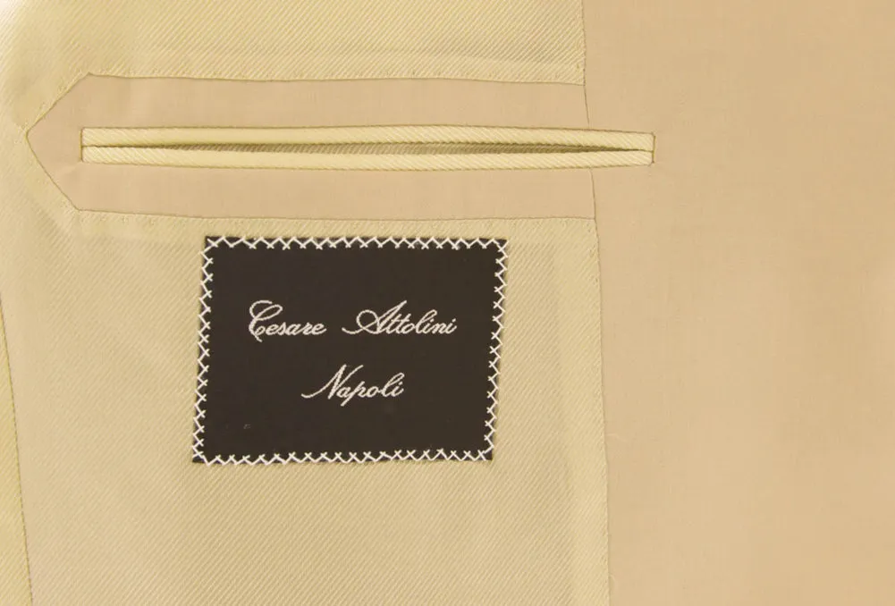 Cesare Attolini Beige Super 150's Suit