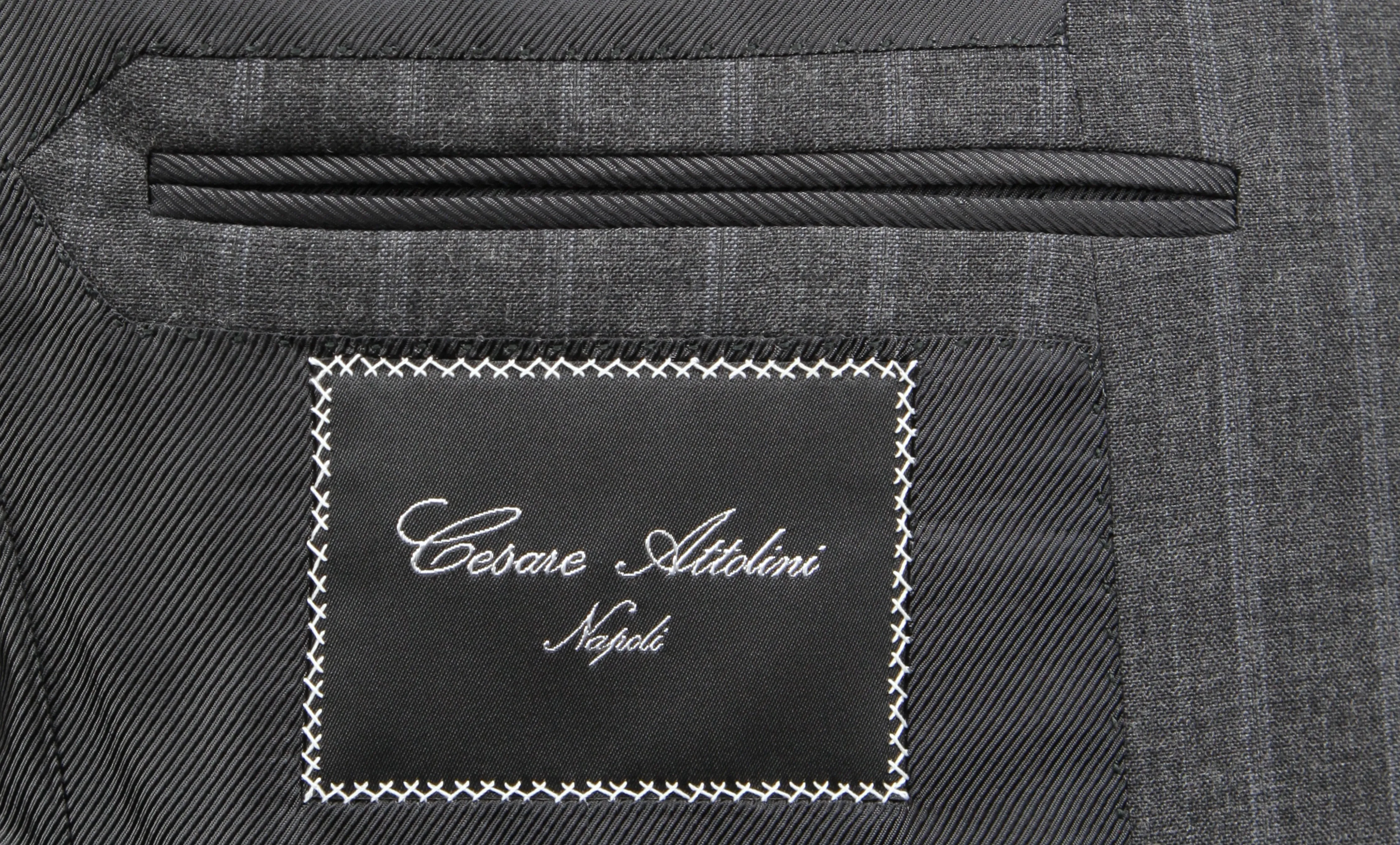 Cesare Attolini Dark Gray Suit