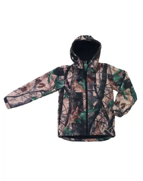 CHILDREN’S SOFT SHELL RAIN JACKET, CAMO