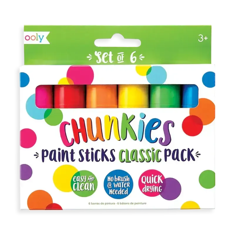 chunkies paint sticks - classic pack - set of 6