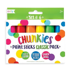 chunkies paint sticks - classic pack - set of 6