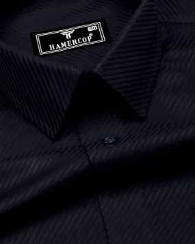 Cinchona Black Solid Premium Giza Cotton Shirt