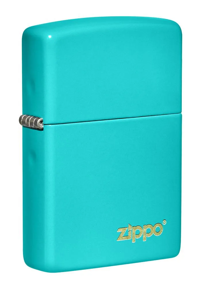 Classic Flat Turquoise Zippo Logo