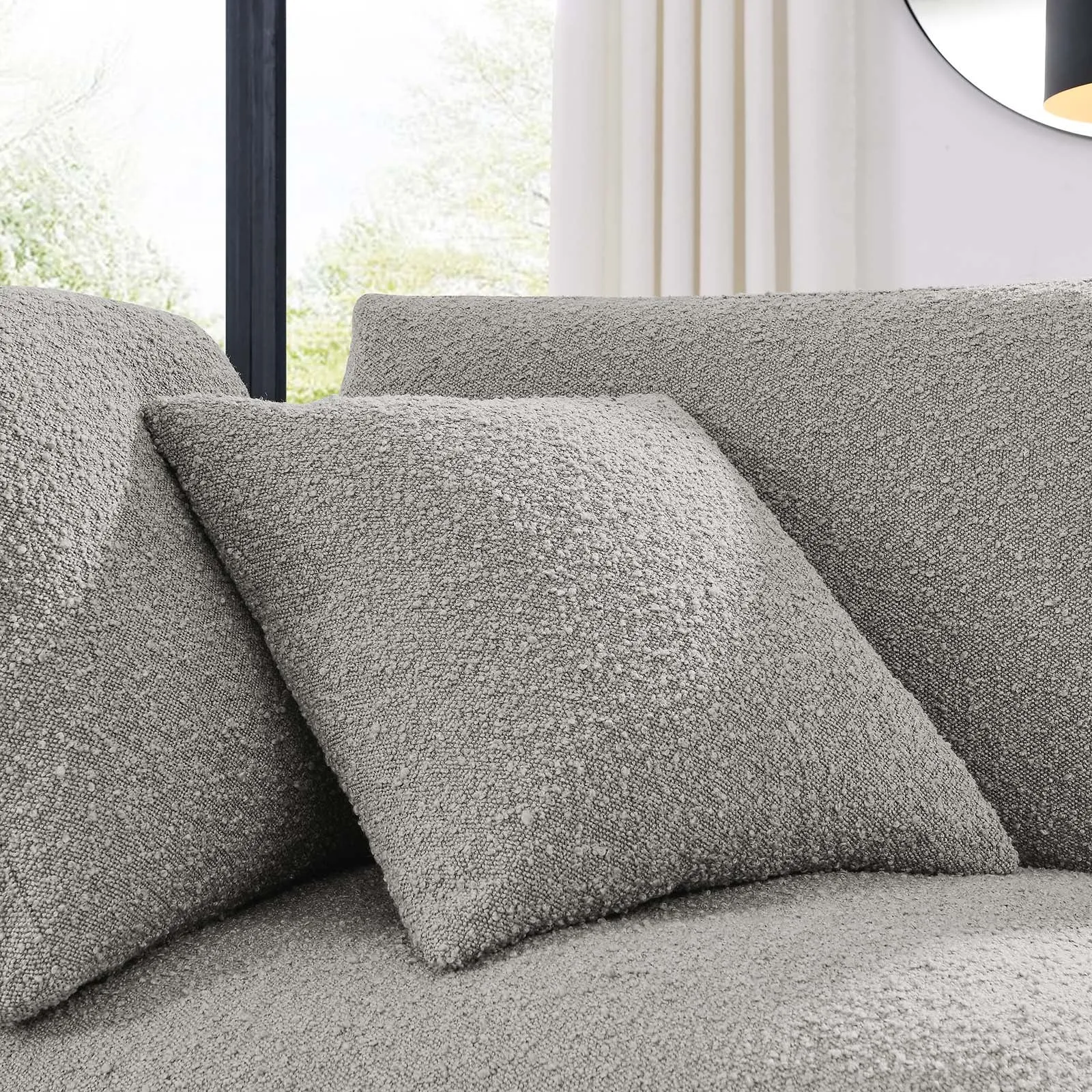 Commix Down Filled Overstuffed Boucle Fabric Corner Chair by Modway
