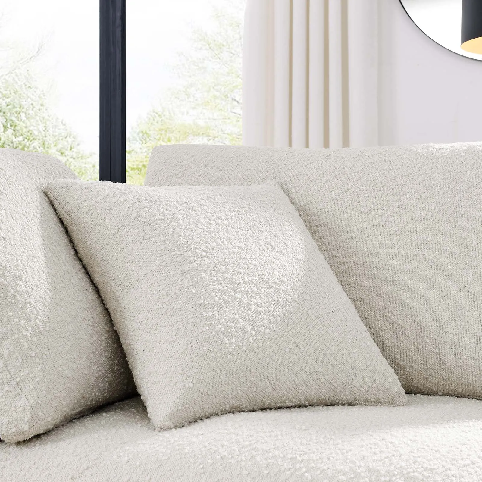 Commix Down Filled Overstuffed Boucle Fabric Corner Chair by Modway