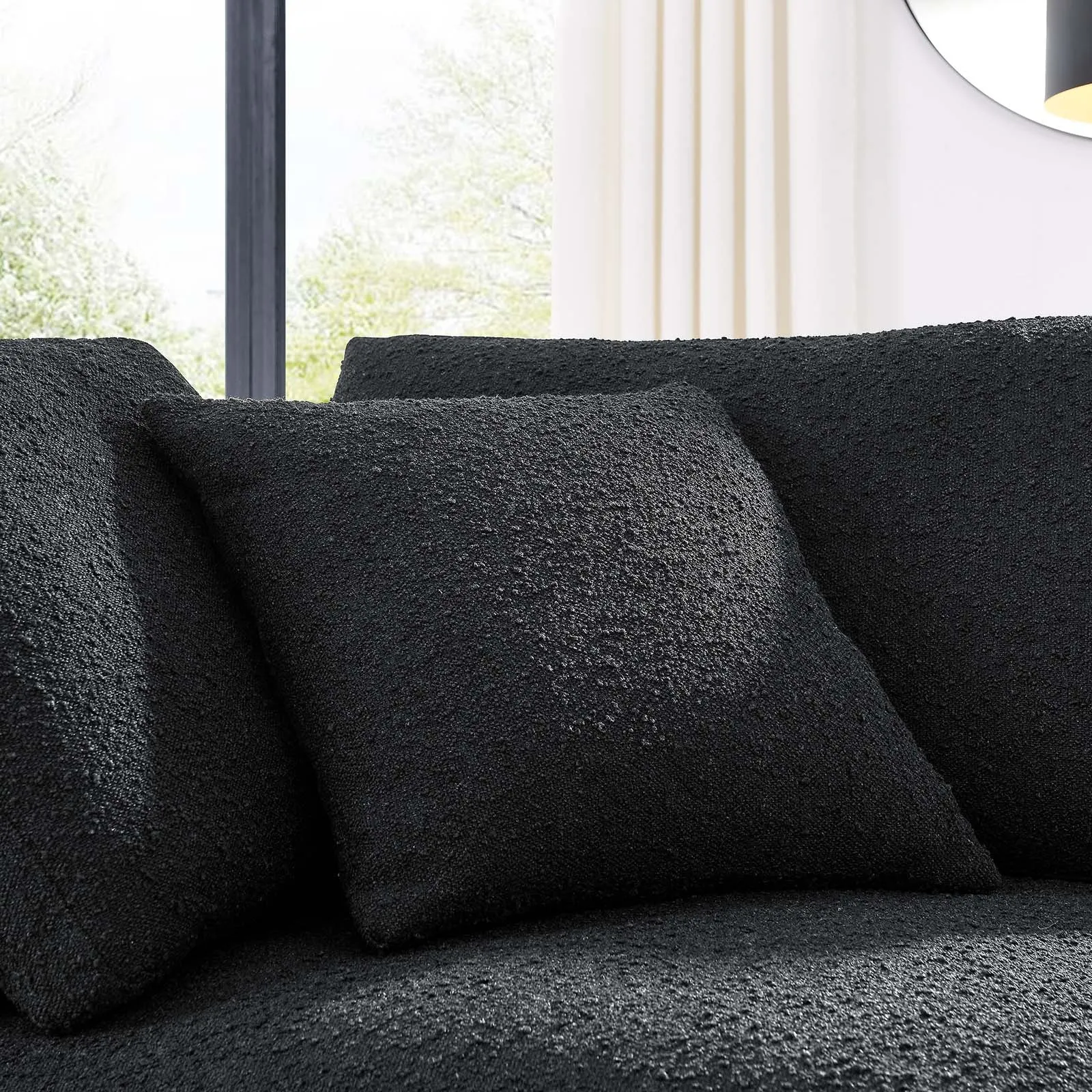 Commix Down Filled Overstuffed Boucle Fabric Corner Chair by Modway