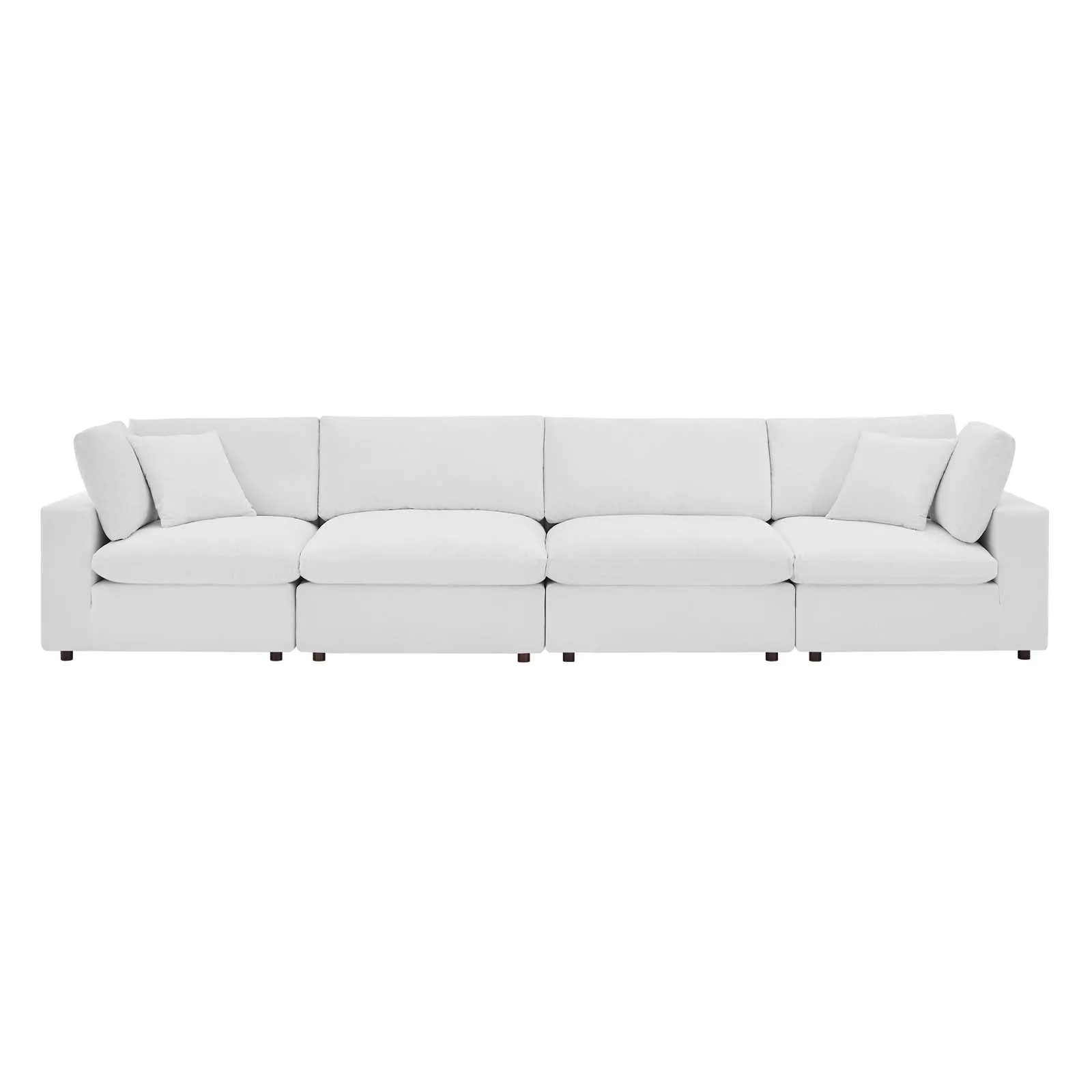 Commix Down Filled Overstuffed Performance Velvet 4-Seater Sofa by Modway