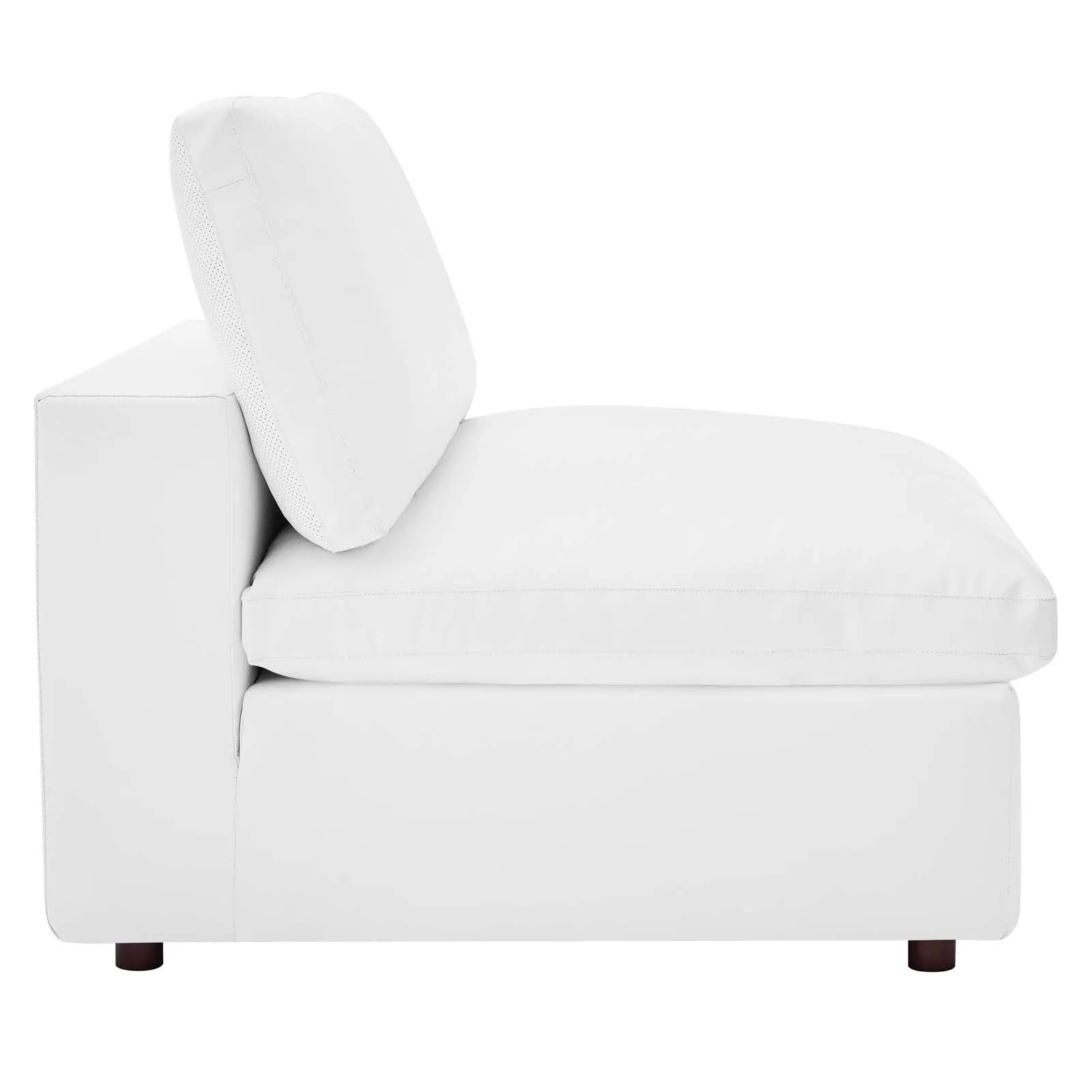 Commix Down Filled Overstuffed Vegan Leather 4-Seater Sofa by Modway