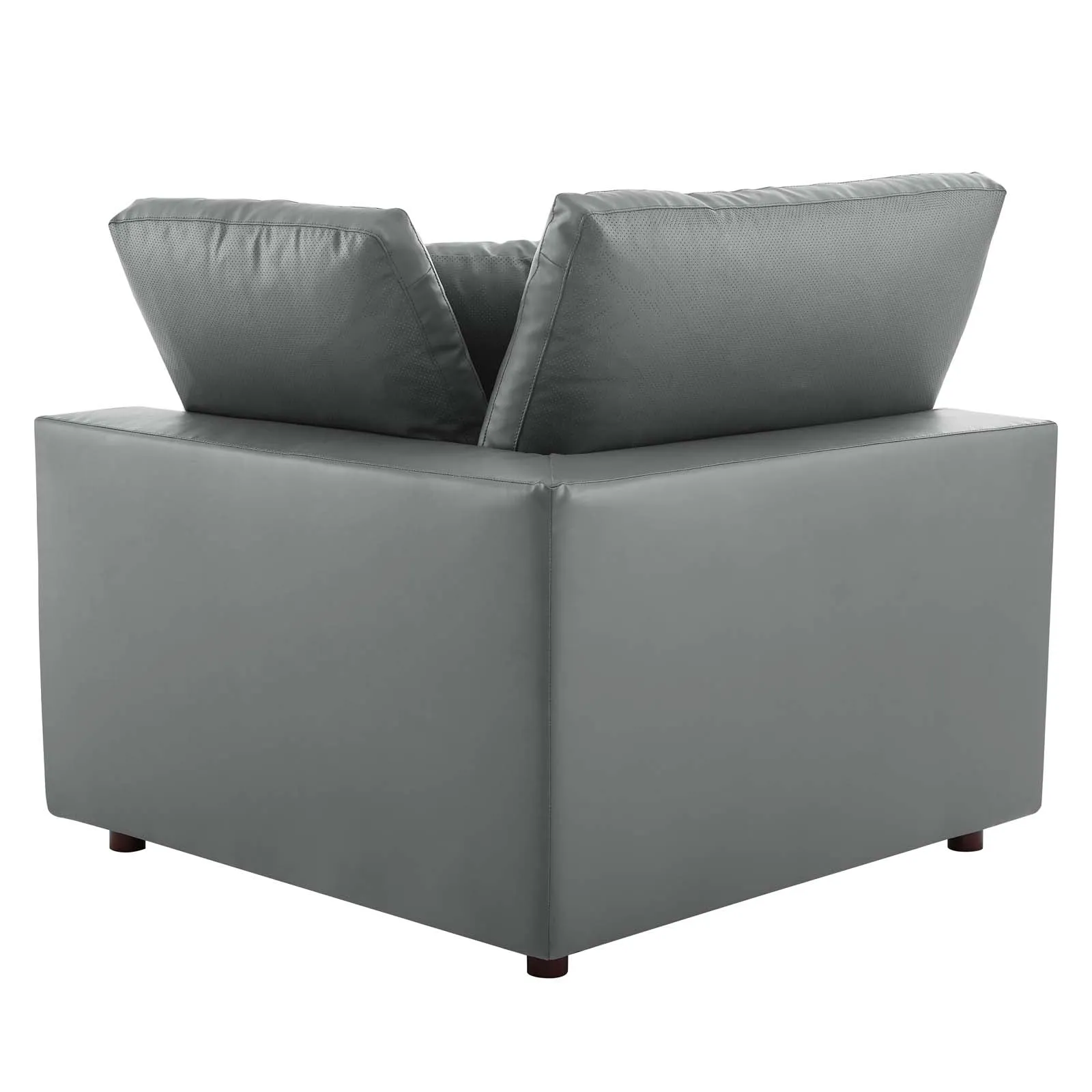 Commix Down Filled Overstuffed Vegan Leather 4-Seater Sofa by Modway