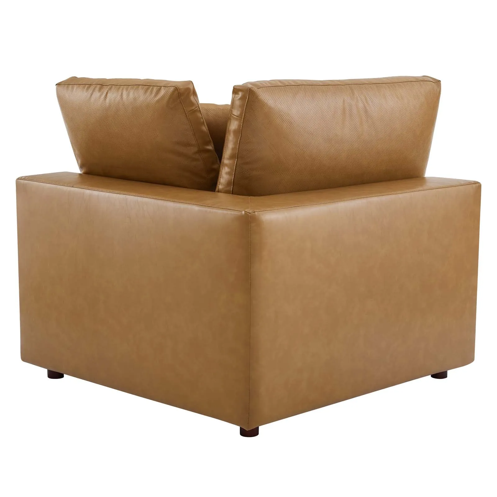 Commix Down Filled Overstuffed Vegan Leather 4-Seater Sofa by Modway
