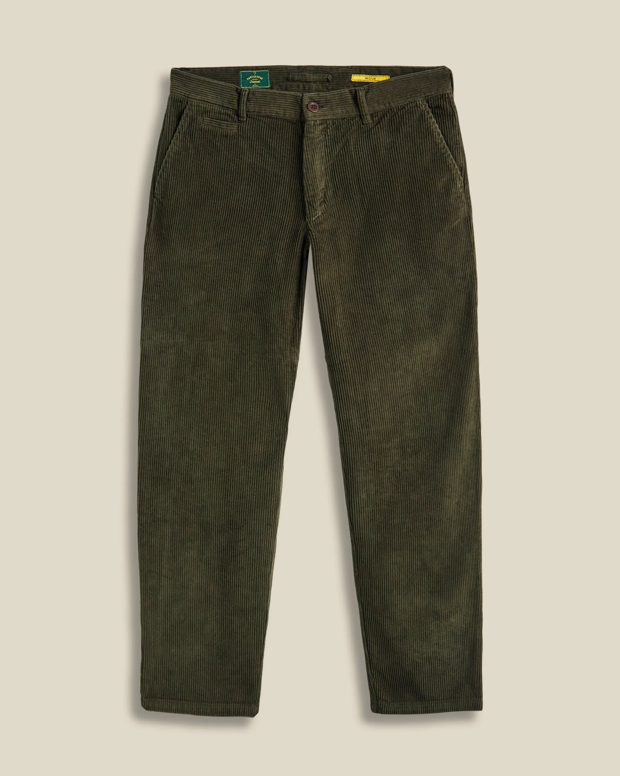 Corduroy Trousers - Olive