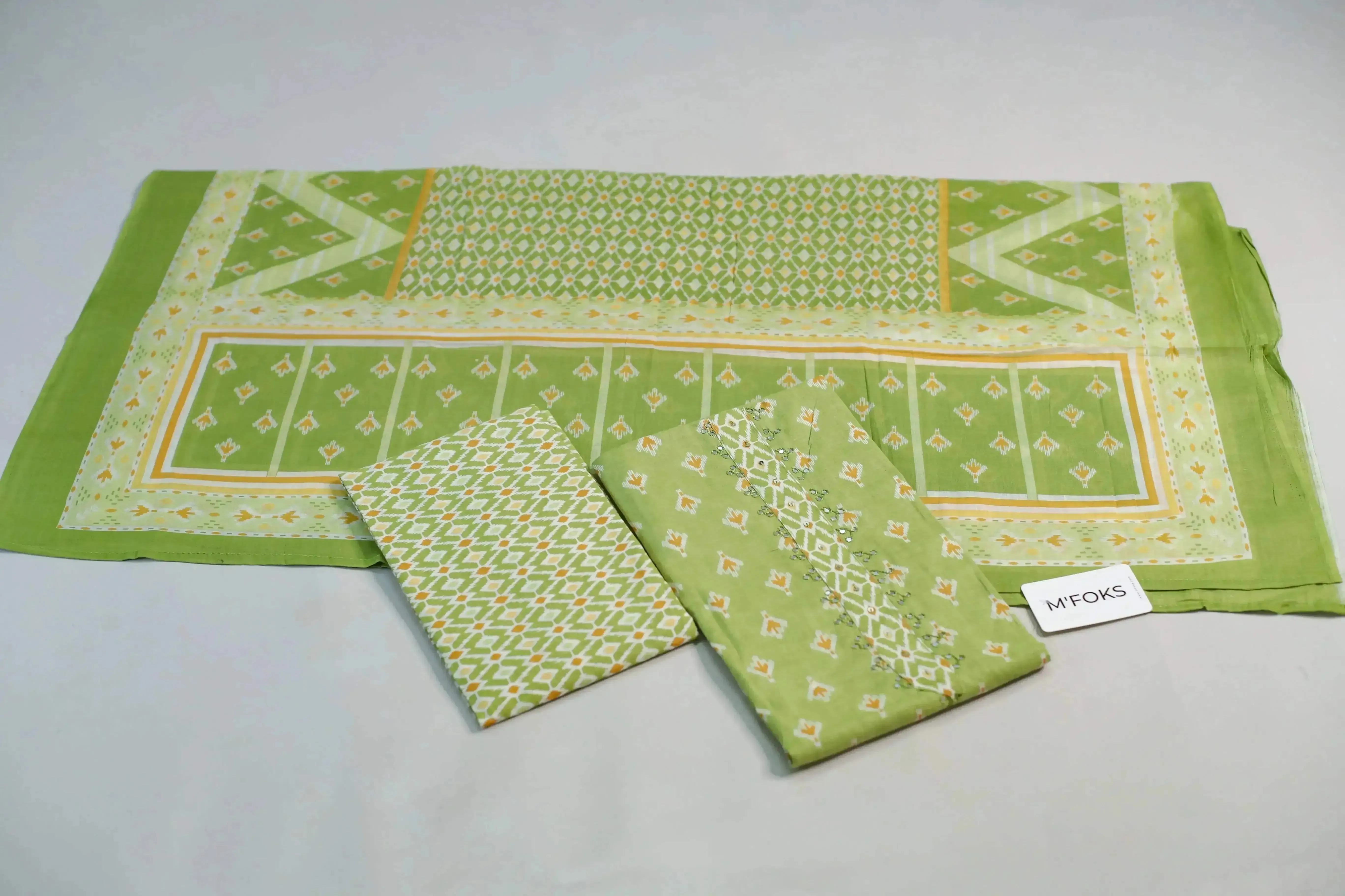 Cotton Digital Printed Unstitched Suit Set