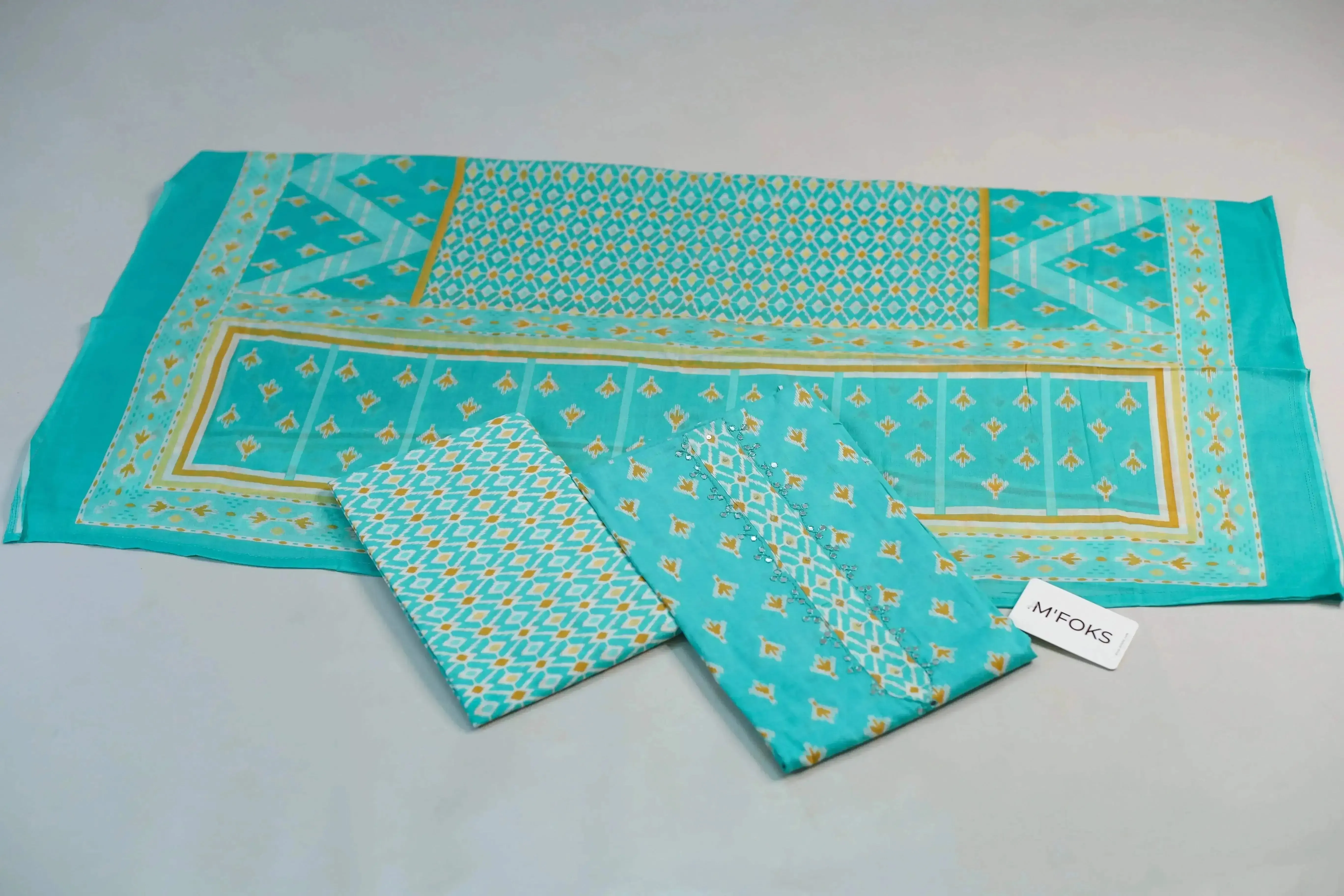 Cotton Digital Printed Unstitched Suit Set