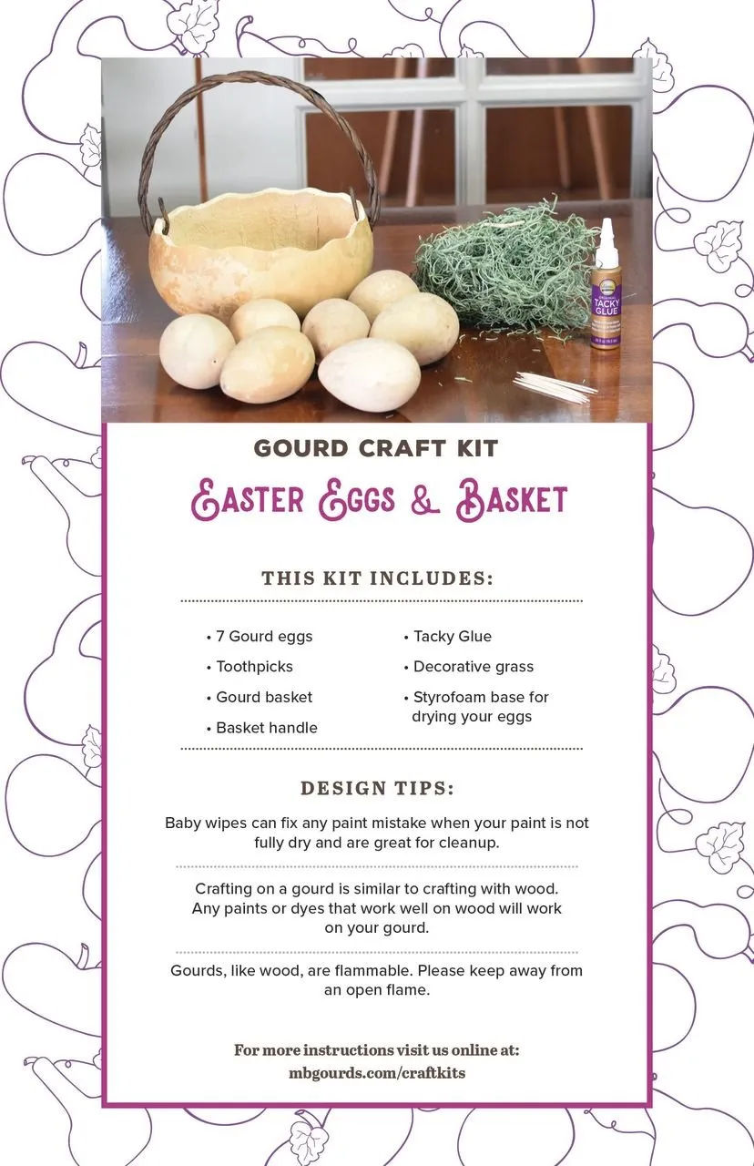 Craft Kit - Easter Basket and Eggs